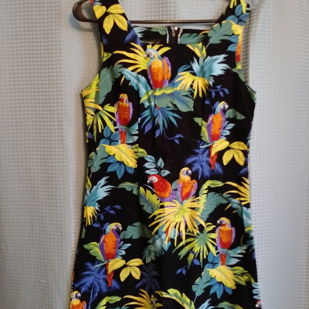 Tropical Parrot SunDress (M-10)